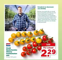 PLUS PLUS Nederlandse Cherry trostomaten mix aanbieding