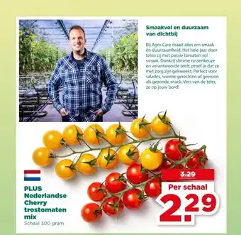 PLUS PLUS Nederlandse Cherry trostomaten mix aanbieding