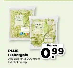 PLUS PLUS IJsbergsla aanbieding