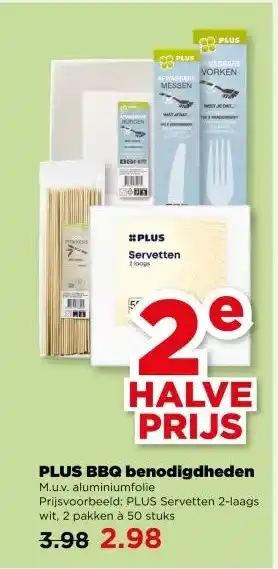 PLUS PLUS BBQ benodigdheden aanbieding