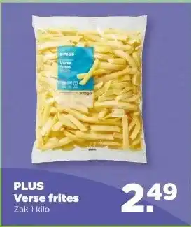 PLUS PLUS Verse frites aanbieding