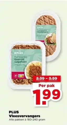 PLUS PLUS Vleesvervangers aanbieding