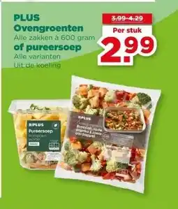 PLUS PLUS Ovengroenten of pureersoep aanbieding