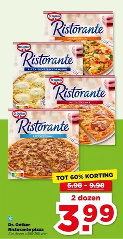 PLUS Dr. Oetker Ristorante pizza aanbieding