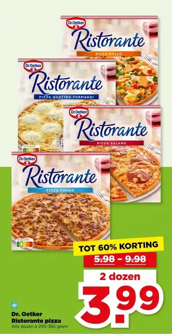 PLUS Dr. Oetker Ristorante pizza aanbieding
