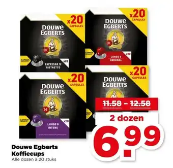 PLUS Douwe Egberts Koffiecups aanbieding