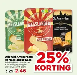 PLUS Alle Old Amsterdam of Maaslander Kaas aanbieding