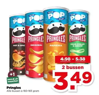 PLUS Pringles aanbieding