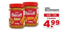 PLUS Lotus Speculoospasta aanbieding