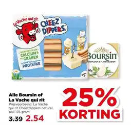 PLUS Alle Boursin of La Vache qui rit aanbieding