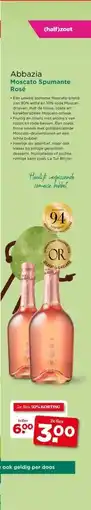 PLUS Abbazia Moscato Spumante Rosé aanbieding