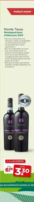 PLUS Monte Tessa Montepulciano d'Abruzzo DOP aanbieding