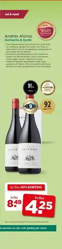 PLUS Andrés Alonso Garnacha & Syrah aanbieding