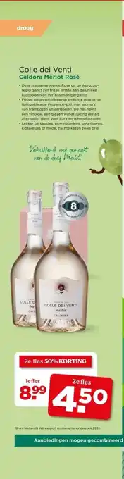 PLUS Colle dei Venti Caldora Merlot Rosé aanbieding