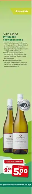 PLUS Villa Maria Private Bin Sauvignon Blanc aanbieding