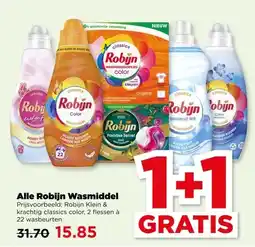 PLUS Alle Robijn Wasmiddel aanbieding