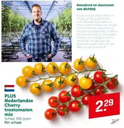 Coop PLUS Nederlandse Cherry trostomaten mix aanbieding