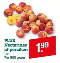 Coop PLUS Nectarines of perziken aanbieding