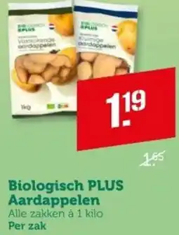 Coop Biologisch PLUS Aardappelen aanbieding