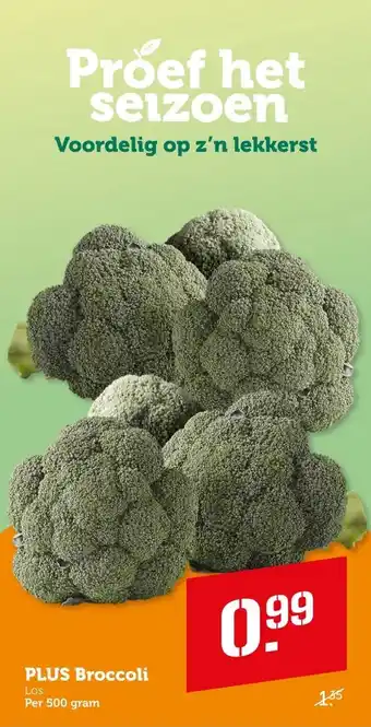 Coop PLUS Broccoli aanbieding