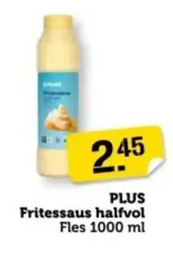 Coop PLUS Fritessaus halfvol aanbieding