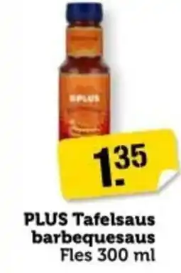 Coop PLUS Tafelsaus barbequesaus aanbieding