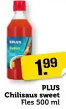 Coop PLUS Chilisaus sweet aanbieding