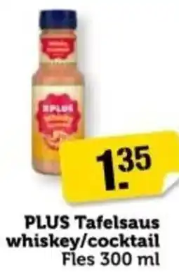 Coop PLUS Tafelsaus whiskey/cocktail aanbieding