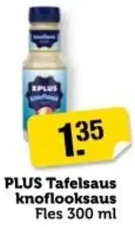 Coop PLUS Tafelsaus knoflooksaus aanbieding