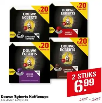 Coop Douwe Egberts Koffiecups aanbieding