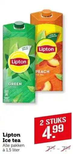 Coop Lipton Ice tea aanbieding