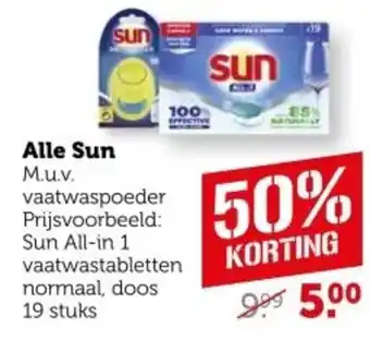 Coop Alle Sun aanbieding