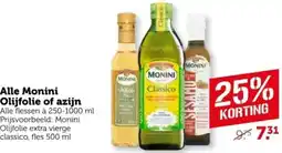 Coop Alle Monini Olijfolie of azijn aanbieding