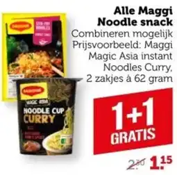 Coop Alle Maggi Noodle snack aanbieding