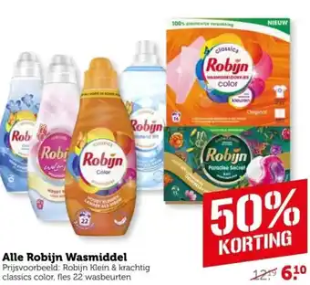Coop Alle Robijn Wasmiddel aanbieding