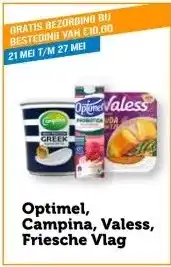 Coop Optimel, Campina, Valess, Friesche Vlag aanbieding