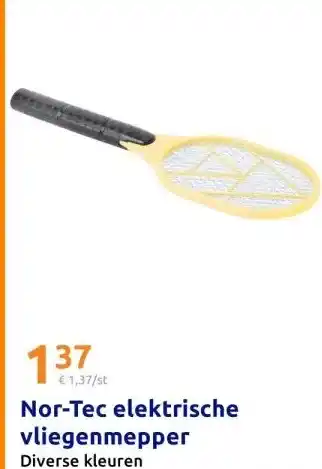 Action Nor-Tec elektrische vliegenmepper aanbieding