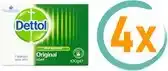Bol.com Dettol Antibacteriële Hand Zeeptablet Original 4 x 100 gram aanbieding