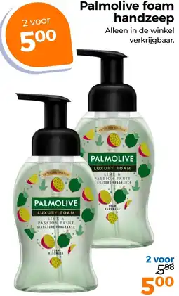 Trekpleister Palmolive foam handzeep aanbieding