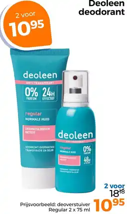 Trekpleister Deoleen deodorant aanbieding