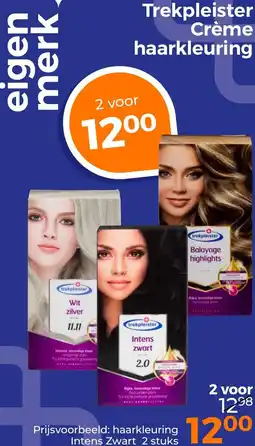 Trekpleister Trekpleister Crème haarkleuring aanbieding