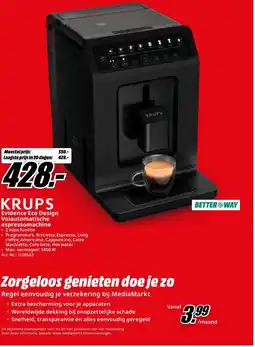 MediaMarkt Krups aanbieding