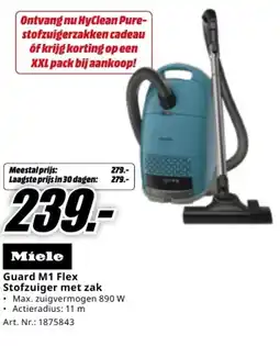 MediaMarkt Miele Guard M1 Flex Stofzuiger met zak aanbieding
