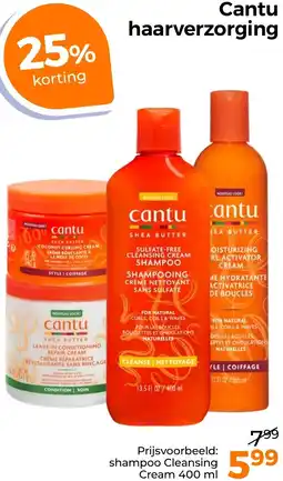 Trekpleister Cantu haarverzorging aanbieding