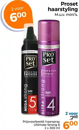 Trekpleister Proset haarstyling aanbieding
