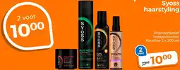 Trekpleister Syoss haarstyling aanbieding