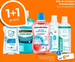 Trekpleister Alle A-merken mondwater aanbieding