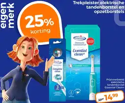 Trekpleister Trekpleister elektrische tandenborstel en opzetborstels aanbieding