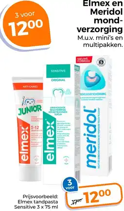 Trekpleister Elmex en Meridol mondverzorging aanbieding