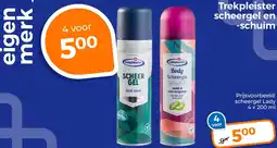 Trekpleister Trekpleister scheergel en schuim aanbieding